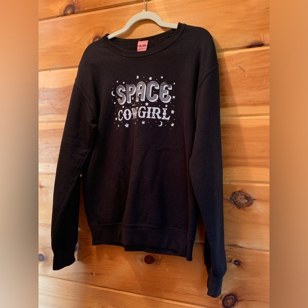 Space Cowgirl sweatshirt size small.